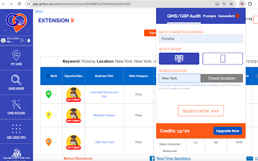 GMB Crush Chrome AI Assistant: Boost Local SEO with AI Optimization Tools