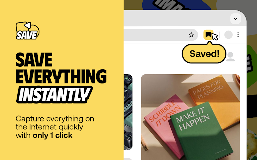 SaveDay - Chrome Extension : AI Bookmark Manager for Diverse Content