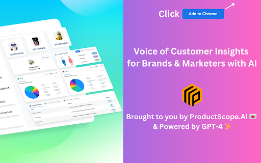 ProductScope AI - Chrome Extension : AI-Powered Amazon Customer Insights Tool