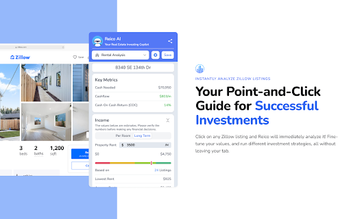 Reico AI: Instant Property Insights with Zero Input - Chrome Extension