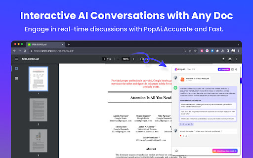 PopAi - Chrome Extension: AI Features