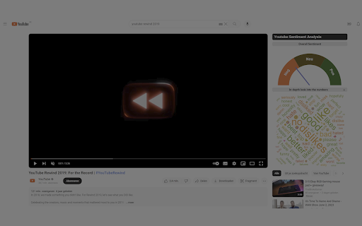 YouTube Sentiment Analysis Chrome Extension: Analyze YouTube Comments Easily