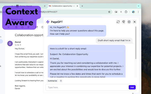 ChatGPT Assistant - Chrome Extension: Instant, Context-Rich Conversations