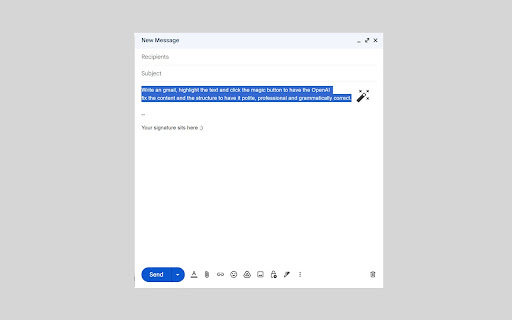 PoliteAI - Chrome Extension: AI-Enhanced Email Etiquette