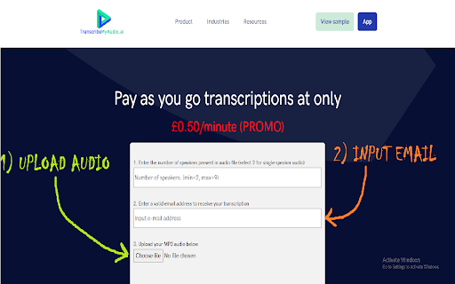 TranscribeMate - Chrome Extension: Efficient Transcription & Text Analysis : Key Features