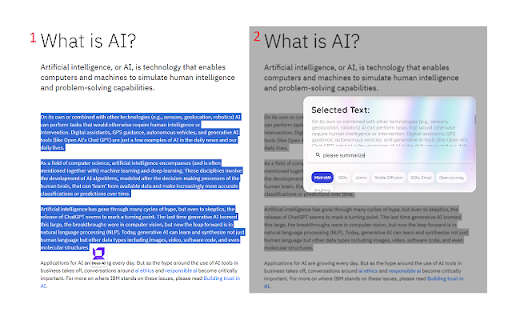 Deus Lab - Chrome Extension: AI-powered Research Platform : Key Features