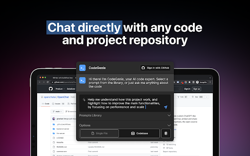 CodeBuddy - Chrome Extension: AI for Easy GitHub Code Understanding