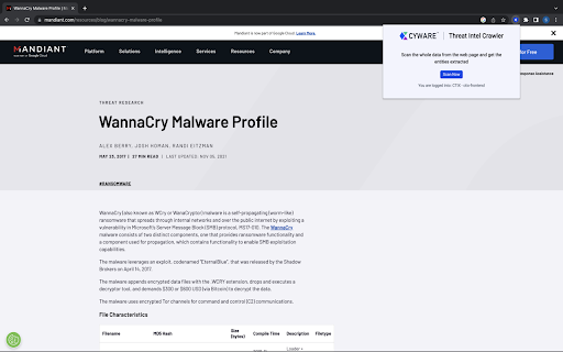 Cyware Threat Intel Crawler: Web Intel Detection with ML & NLP