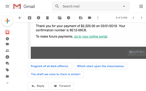 Poetic Gmail: Enhance Gmail with Poetry