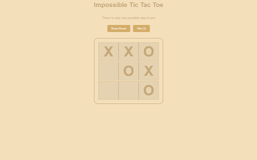 Tic Tac Toe Challenge: Enhanced Gameplay with Dumb AI - Chrome Extension