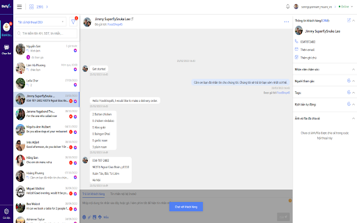 Bizfly Chatbot AI - Chrome Extension: Simplified Messaging for Fanpages