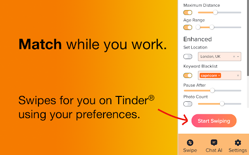 Auto Swiper for Tinder : AI Auto Swiping