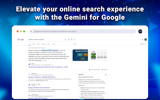 Gemini for Google: AI-Enhanced Search Extension : AI-Enhanced