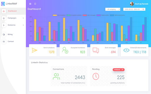 LinkedWolf - Chrome Extension: Automate Marketing for Time & Money : Time & Money-Saving Features