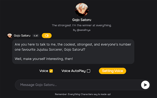 Character.AI - Chrome Extension: Pro Character Voice-Overs, Fast & Easy