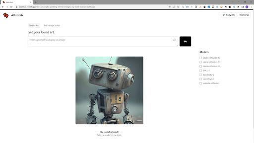 AIArtHub - Chrome Extension: Explore & Create Stunning AI Art Easily