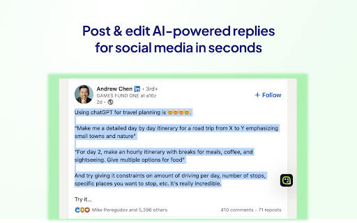 AI Writing Assistant - Chrome Extension: Save Time with AI