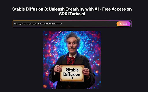 Stable Diffusion 3 AI Image Generator: AI Images & Text Rendering Tool
