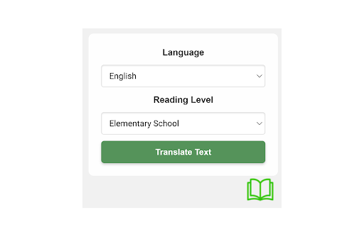 Language Level Adjuster - Chrome Extension: Modify Text Complexity : GPT-3.5