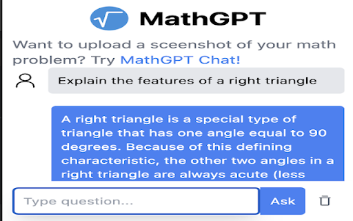 MathGPT - Chrome Extension: AI Math Tutor with Step-by-Step Explanations