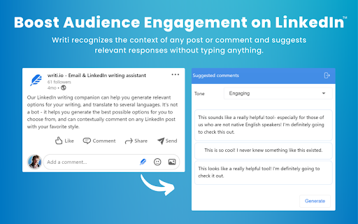 LinkGen: AI-Driven LinkedIn Content Creation Tool - Chrome Extension