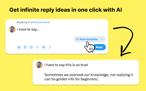 Twivatar - Chrome Extension: AI Tool for Twitter Growth : AI-Powered