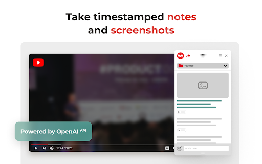 Notalyze - Chrome Extension: Video Notetaking with OpenAI API