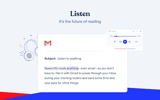 Speechify - Chrome Extension: Reads All Documents Aloud