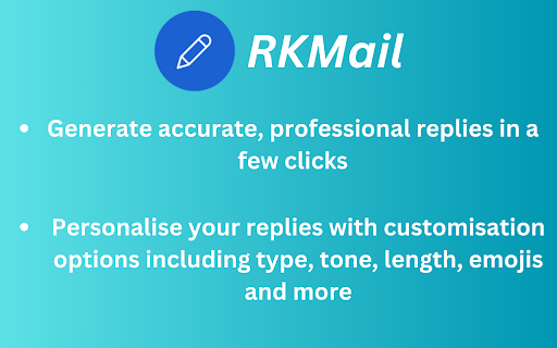 RKMail - Chrome Extension: Email Time-Saver & Language Models