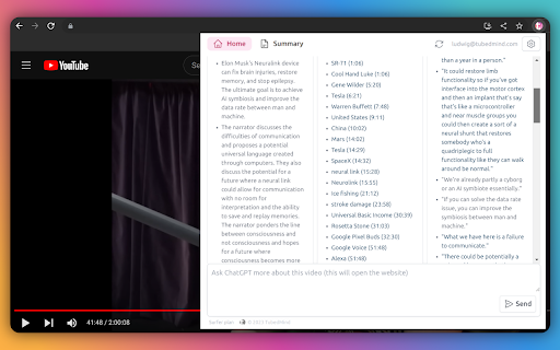 Video Summarizer : YouTube Video Summarization with ChatGPT