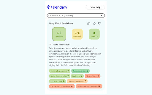 RecruitAI - Chrome Extension: Boost LinkedIn Recruiter Efficiency with AI