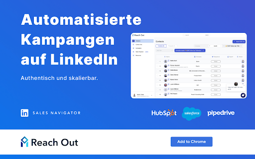 ReachOut Chrome Extension: Automated LinkedIn Lead Targeting Support