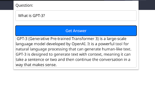 GPT-3 Q&A Chrome Extension: Features, Pricing & Reviews