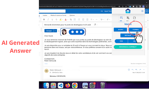 MailBot - Chrome Extension : Automate Mail Responses with AI
