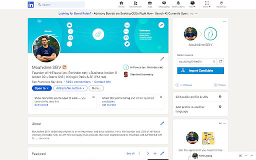 HrFlow.ai Chrome Extension: Efficient Resume Parsing Tool for Recruiters