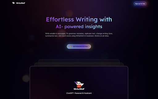 WriteWolf: AI Composing | Efficient Email Responses