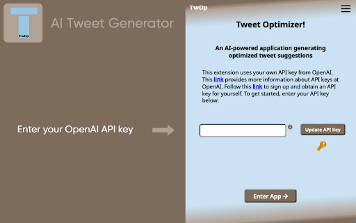 TwOp - Chrome Extension: Custom Tweet Generation Quickly and Easily