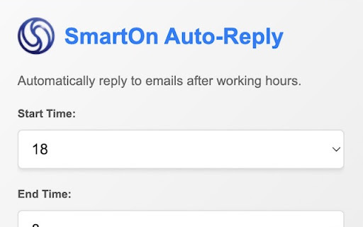 SmartOn Auto-Reply: Chrome Extension for Automated Email Responses