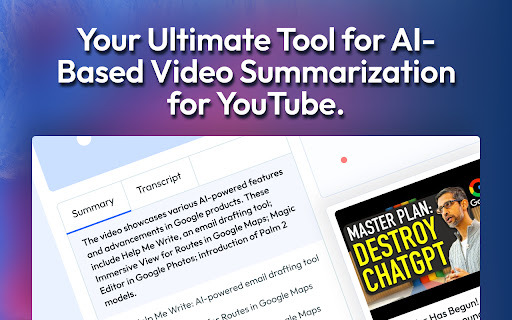 VidRapid: YouTube Video Analysis & Summarization : Quick Analysis & Summary