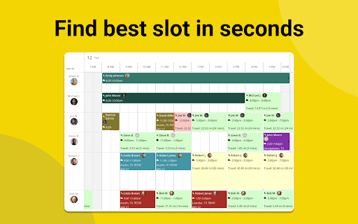 HCP Dispatcher - Chrome Extension: Streamline Field Tech Schedules