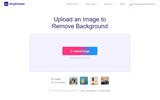 AnyEraser - Chrome Extension: Automatic & Efficient Image Background Removal