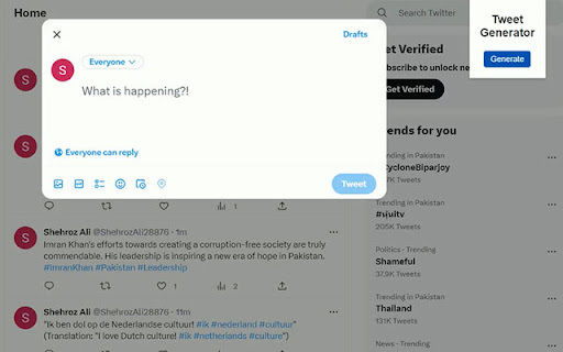 AI Tweet Generator Bot: Chrome Extension - Create Engaging Tweets Easily