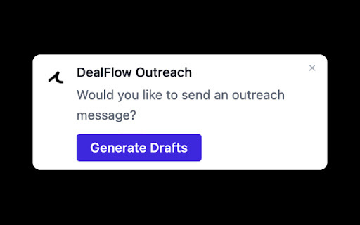 Dealflow Outreach - Chrome Extension: Enhance LinkedIn Outreach with AI