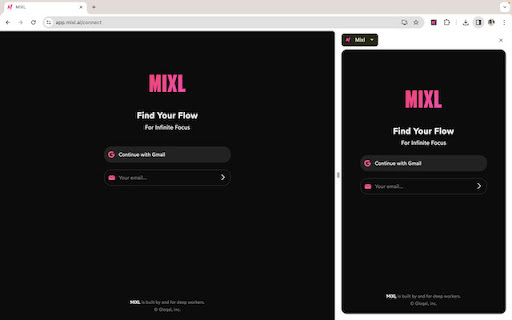 Mixl - Chrome Extension: Boost Productivity with Brain-Enhancing Music