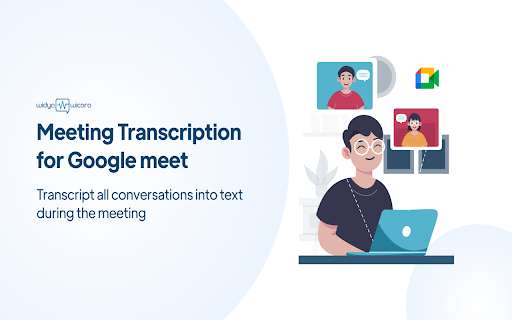 Widya Wicara - Chrome Extension : Transcription in Google Meet