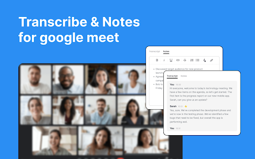 Minutes - Chrome Extension: Boost Meeting Productivity : AI-Powered Notes