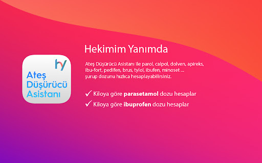 Hekimim Yanımda - Chrome Extension: Get Medical Apps Instantly Online