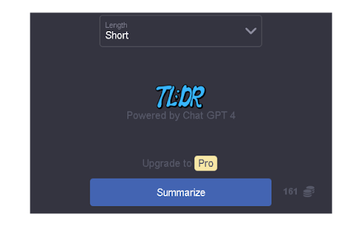 TLDR - Chrome Extension: AI Content Summarization