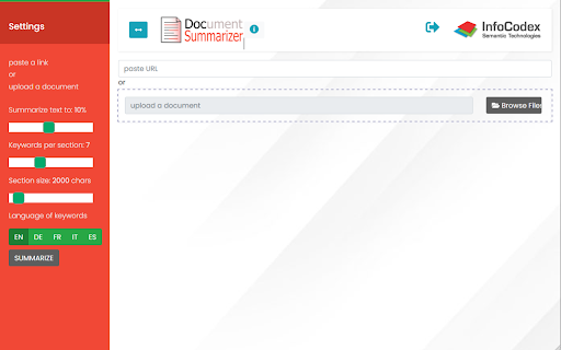 InfoCodex - Chrome Extension: AI Summarization Tool