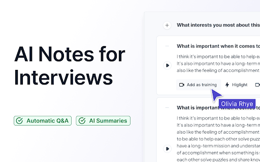 Aspect - Chrome Extension: AI Interview Tool : AI for Interviews